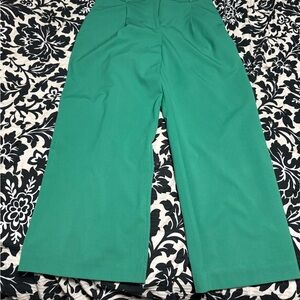 LOFT Vibrant Green Trousers
